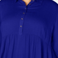 Style & Co Women's Plus Babydoll Shirt Blue Size 3X