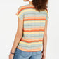 Style & Co Women's Striped Tie Front T-Shirt Coral Size XL