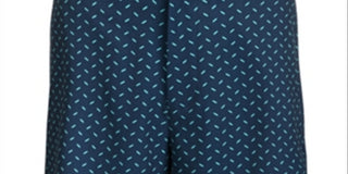 Greg Norman Men's Metal Print Stretch Golf Short Blue Size 33