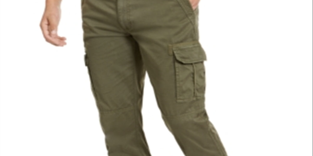 American Rag Men's Slim Fit Cargo Pants Green Size 32X30