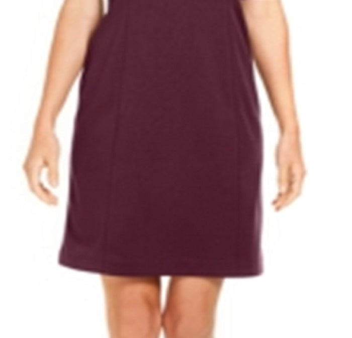 Alfani Women's Solid Sheath Dress Red Size 4 Petite