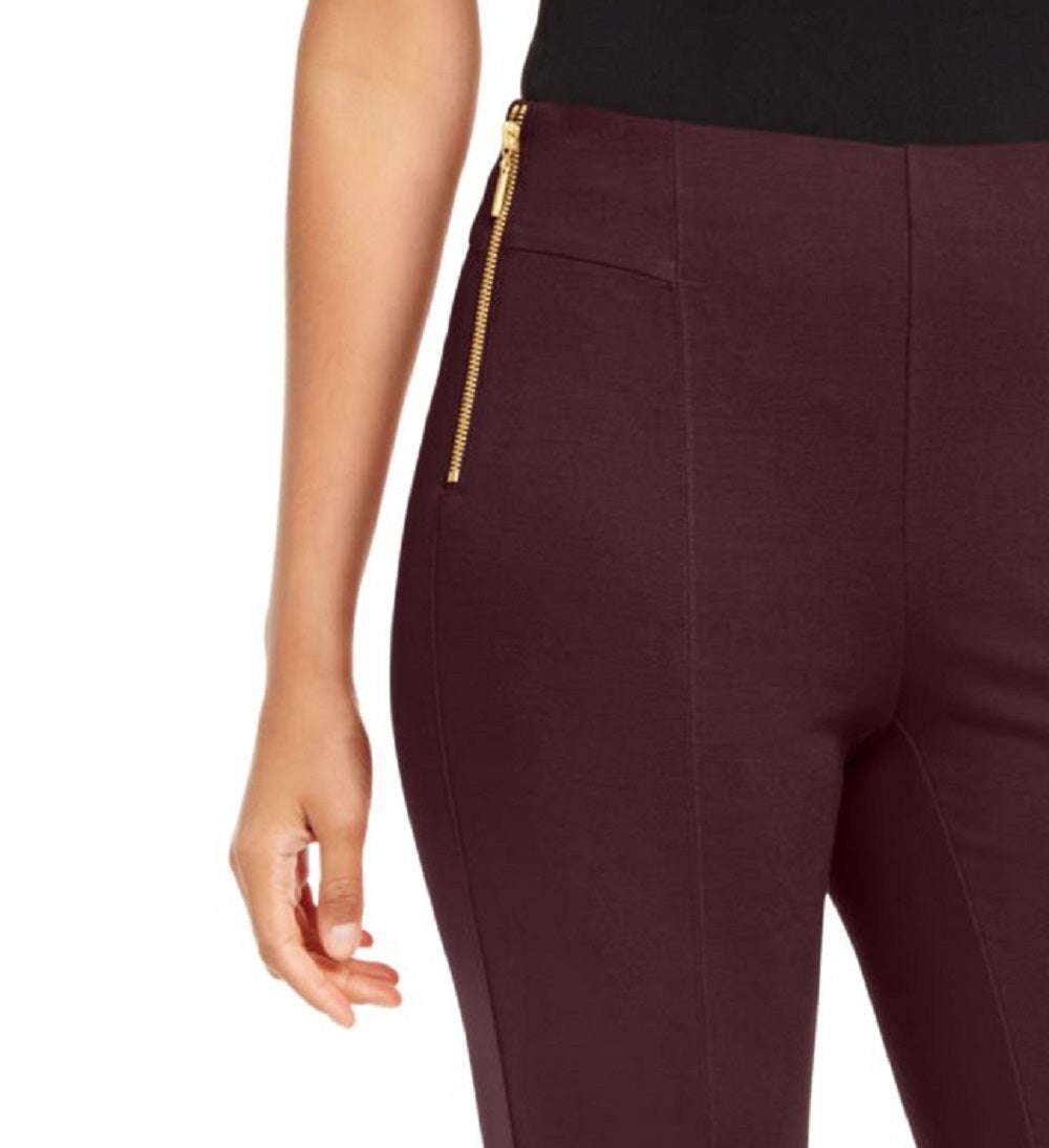 INC International Concepts Women's High Waist Skinny Pants Red Size 2