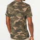 American Rag Men's Camo Short Sleeve Henley Green Size XX-Large
