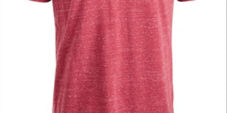 American Rag Men's Heathered Short Sleeve Henley Shirt Red Size Small