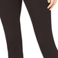 INC International Concepts Women's High Rise Double Zipper Skinny Pants Brown Size 6