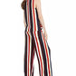 Bar III Women's Striped Twist Front Top Yellow Size X-Large