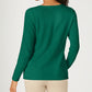 Karen Scott Women's Patchwork Stitch Pullover Sweater Green Size Medium