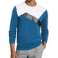 INC International Concepts Men's Colorblocked Sweater Blue Size X-Small