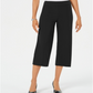 JM Collection Women's Cropped Pull on Pants Black Size XX-Large