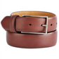 Tasso Elba Men's Textured Leather Dress Belt Brown Size Large