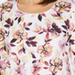 Karen Scott Women's Printed Long Sleeve Top White Size X-Small