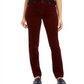 Charter Club Women's Lexington Tummy Control Corduroy Pants Red Size 16X3