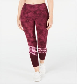 Ideology Women's Tie Dyed Leggings Purple Size M