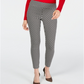 INC International Concepts Women's Diamond Jacquard Skinny Pants Black Size 12