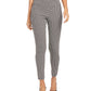INC International Concepts Women's Curvy Fit Diamond Jacquard Skinny Pants Black Size 18