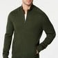 Alfani Men's Ribbed Full Zip Sweater Classic Fit Green Size XX-Large