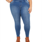 Style & Co Women's Plus Tummy Control Pull on Jeggings Blue Size 20W