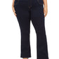 Style & Co Women's Ella Pull on Bootcut Jeans Blue Size 22W