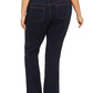 Style & Co Women's Ella Pull on Bootcut Jeans Blue Size 22W