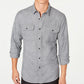 American Rag Men's Grindle Textured Shirt Gray Size Medium