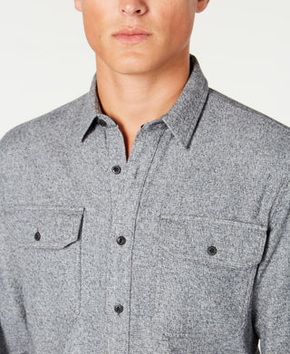 American Rag Men's Grindle Textured Shirt Gray Size Medium