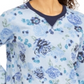 Karen Scott Women's Printed Crewneck Sweatshirt Blue Size Petite Medium