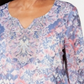 JM Collection Women's Embellished Angel Sleeve Top PinkSize L