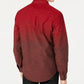 INC International Concepts Men's Heathered Ombre Shirt Red Size Medium