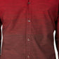 INC International Concepts Men's Heathered Ombre Shirt Red Size Medium