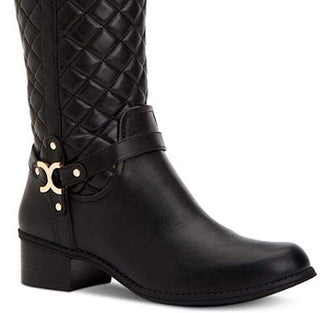 Charter Club Women's Closed Toe Mid Calf Riding Boots Black Size 5M