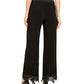 Alfani Women's Pull on Lace Trim Palazzo Pants Black Size Medium