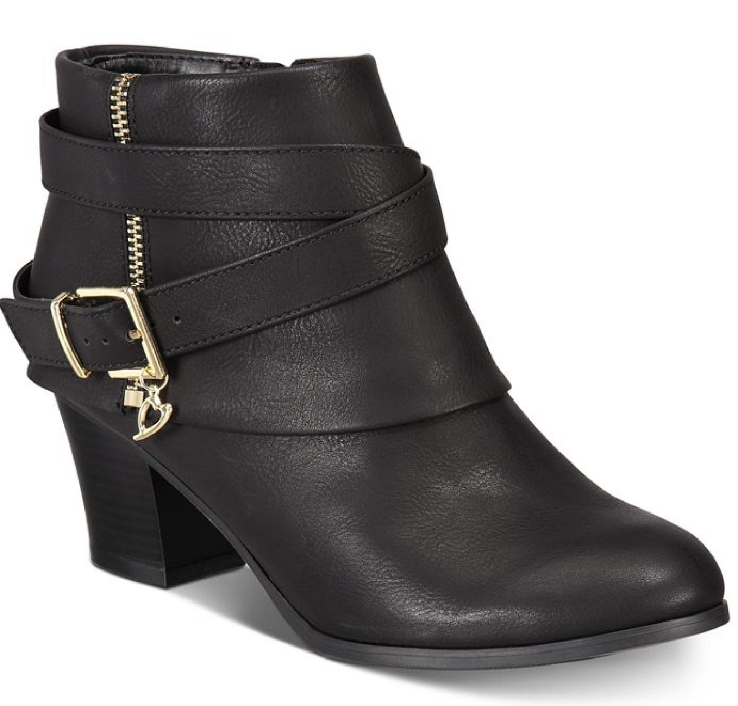 Thalia Sodi Women'sTully Faux Leather Strappy Ankle Boots Black Size 8 M