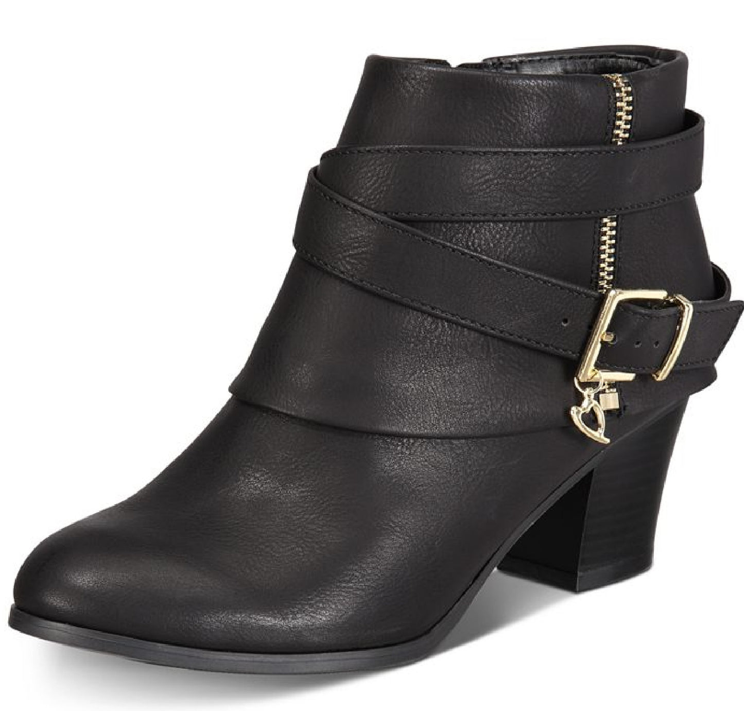 Thalia Sodi Women'sTully Faux Leather Strappy Ankle Boots Black Size 8 M