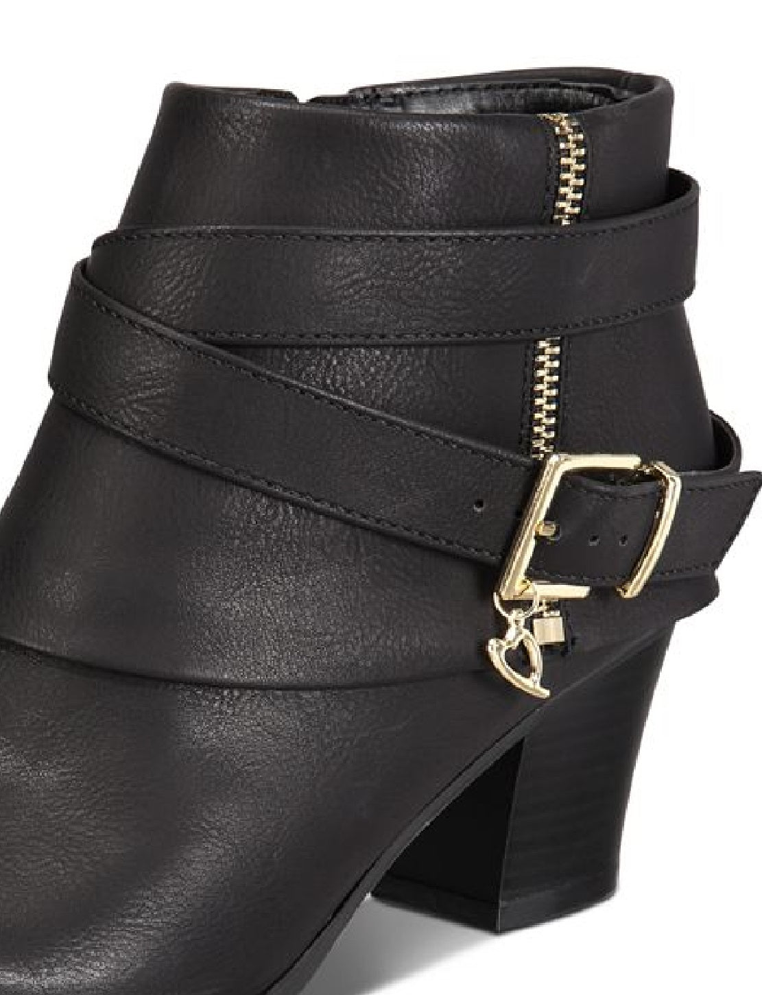 Thalia Sodi Women'sTully Faux Leather Strappy Ankle Boots Black Size 8 M