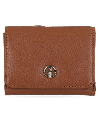 Giani Bernini Women's Softy Leather Trifold Wallet Brown Size Regular