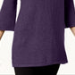 Karen Scott Women's Cowlneck Tunic Purple Size Large