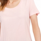 Maison Jules Women's Scoop Neck T-Shirt Pink Size Large