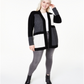 Charter Club Women's Plus Colorblock Cashmere Cardigan Black Size 3X