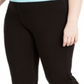 Ideology Women's Plus Flex Stretch Active Yoga Pants Blue Size 1X