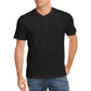 Club Room Men's Solid Henley Black Size Small