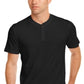 Club Room Men's Solid Henley Black Size Small
