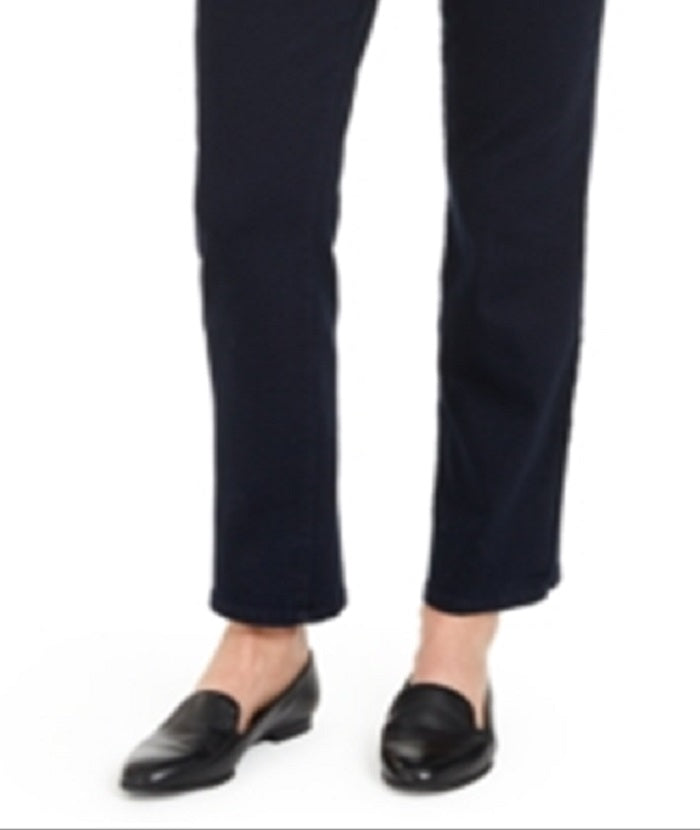Style & Co Women's Curvy Straight Leg Jeans Blue Size 8