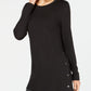 ID Ideology Women's Side Snap Tunic Black Size XX-Large