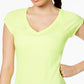 ID Ideology Women's Essentials Rapidry Heathered T-Shirt Yellow Size 1X