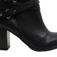 Material Girl Women's Melany Suede Closed Toe Ankle Fashion Boots Black Size 9 M