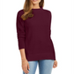 Karen Scott Women's Cotton Mock Neck Sweater Red Size XS