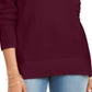 Karen Scott Women's Cotton Mock Neck Sweater Red Size XS