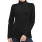 Karen Scott Women's Cotton Turtleneck Black Size X-Small