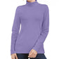 Karen Scott Women's Cotton Turtleneck Purple Size X-Large