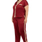 INC International Concepts Women's Intimates Solid Sleepwear Sleepwear Red Size 3X